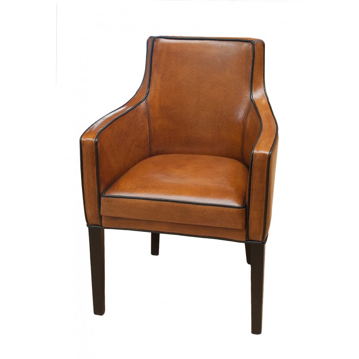 Schapenleren fauteuil, perfect zitcomfort online mogelijk.