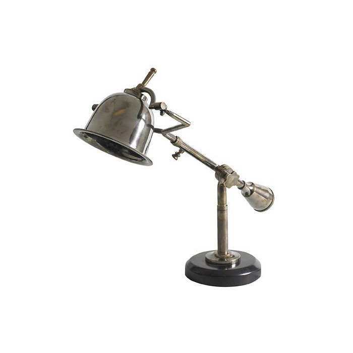 jurk Atlas Leraren dag Klassieke bureaulamp van gepatineerd metaal. Mooie klassieke replica.  Online te bestellen.