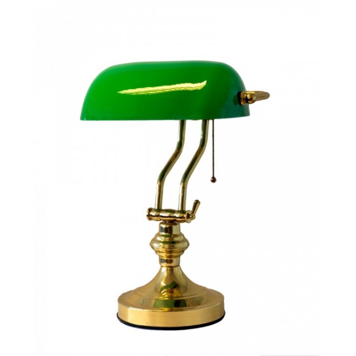 Rechtzetten Baan Slovenië Klassieke Engelse bureaulamp, replica met dubbele stang. Nu extra voordelig.